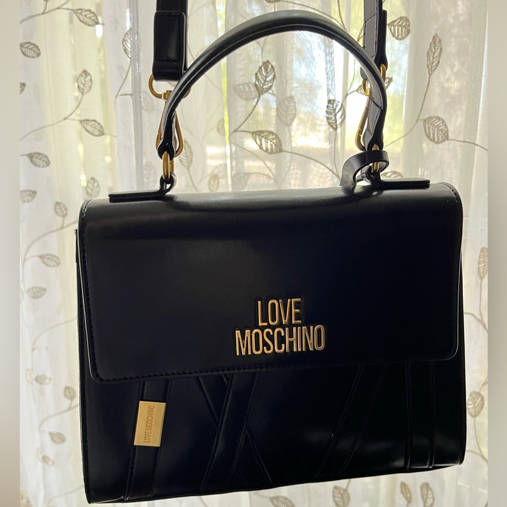 Black LOVE MOSCHINO Crossbody Bag/Purse